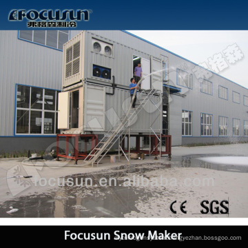 Artificial Snow/ Ice Ground with Flake Ice Making Machine